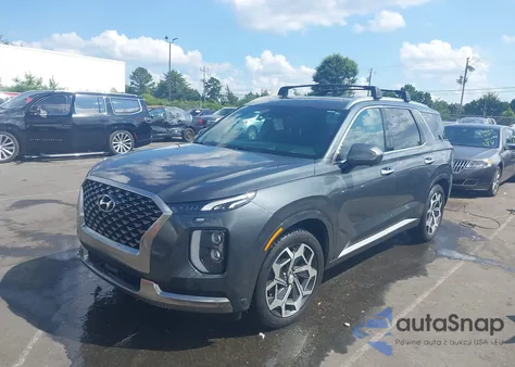 2022 Hyundai Palisade Calligraphy from USA, damaged, VIN KM8R74HE4NU373936